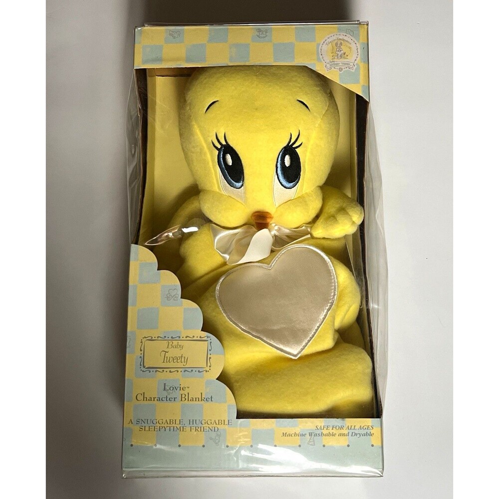 1997 Applause Baby Tweety Lovie Security Blanket Looney Tunes NEW in Box RARE
